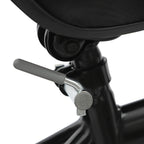 14" Kinderfahrrad Verstellbares Kinderfahrrad Belastbarkeit 60kg mit Stützrädern+Korb+Rückenlehne Rücksitz für 3-7 Jahre (Weiß/Schwarz)