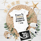 Mach dich bereit, Papa, ich komme in ein paar Monaten – Ankündigung, schwanger, Baby-Bodysuit, Junge, Mädchen, Kleinkind-Strampler, Babyparty-Geschenk