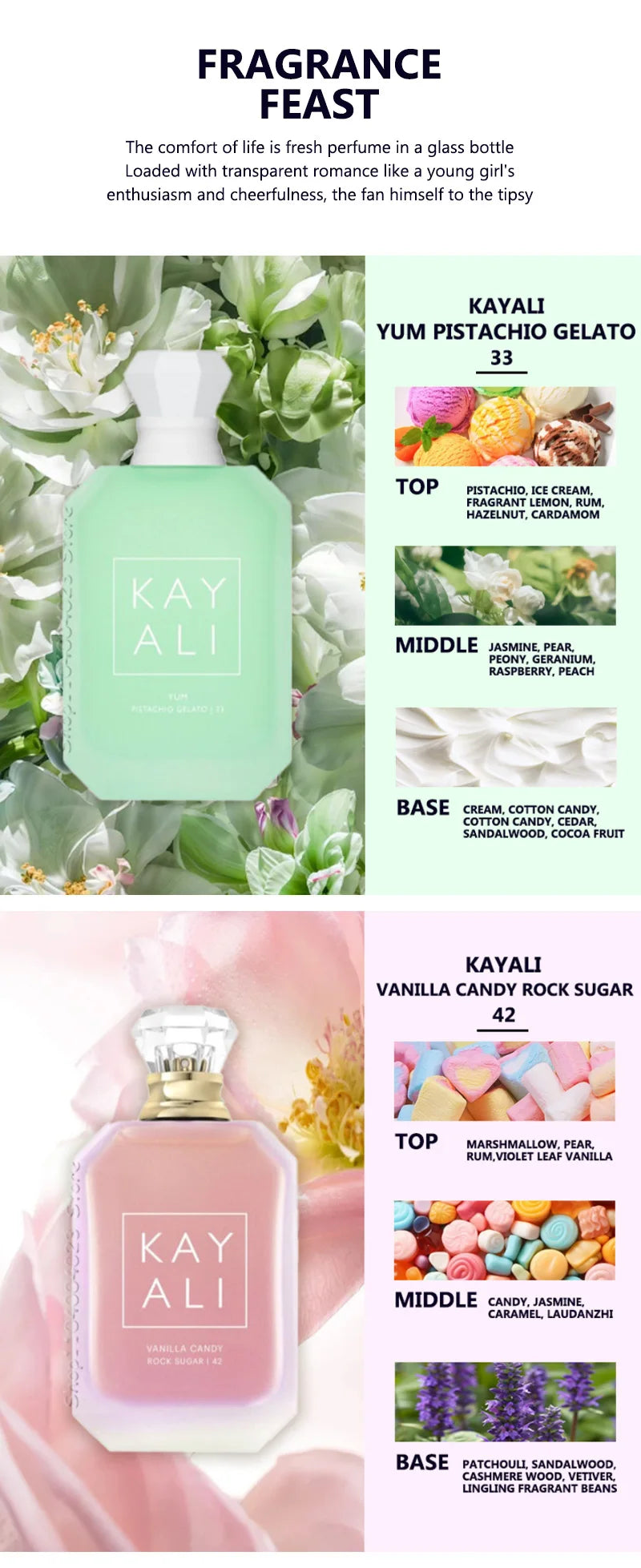 KAYALI 100ml EDP Intense Spray - Süß fruchtig-blumiger & warm holziger Unisex-Duft | Langanhaltender, selbstbewusstseinsstärkender Duft