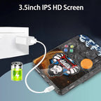 Neueste Handheld-Spielkonsole mit 3,5-Zoll-IPS-HD-Bildschirm und 3D-Smooth-Joystick, großem Speicher und Unterstützung für TF-Speicherkarte R36S Plus