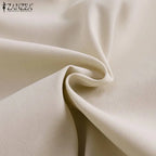ZANZEA Mode Herbst Langarm Bluse Damen Weites Hemd Elegant Einfarbig OL Arbeitsplatten Lässig Locker Urlaub Arbeit Blusen Damen