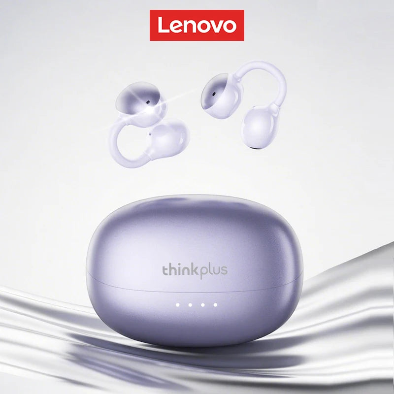 Lenovo LK6 Over-Ear Kabellose Bluetooth 5.4 Kopfhörer Klangqualität Rauschunterdrückung Ohrclip-Kopfhörer Lange Ausdauer Headsets