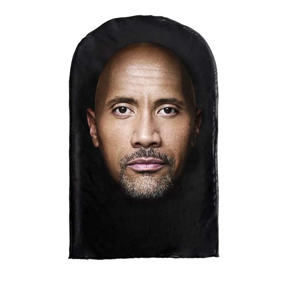 Cosplay 3D-gedruckte Kanye-Maske Stretch Mesh Vollgesichtsmaske Männer Frauen Rollenspiel Kopfbedeckung Halloween Maskerade Sturmhaube Kopfbedeckung