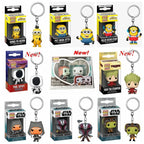 2026 Funko Schlüsselanhänger Ranger Rot Blau Pink Minion Kevin Otto Stuart Spider Spot Vash Ahsoka Inuyasha Homer Sam Sally Figuren Spielzeug