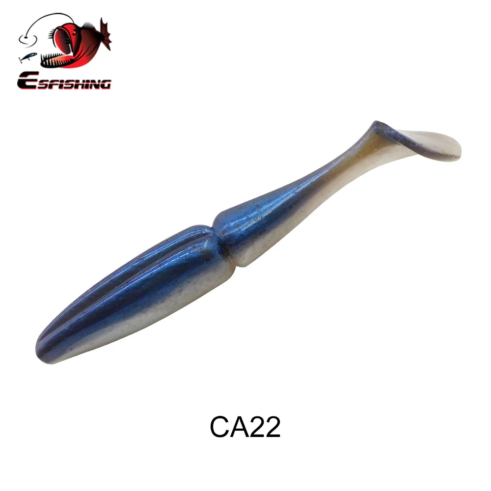 ESFISHING Angelköder Easy Shiner 100mm125mm155mm 200mm pesca isca artificial Silikonköder Leurre Souple Hecht Barsch