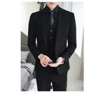 Neue Anzüge (Blazer + Weste + Hose) Herrenmode Business Hochzeit Gentleman Voller Professioneller Interview Formeller Freizeit Anzug