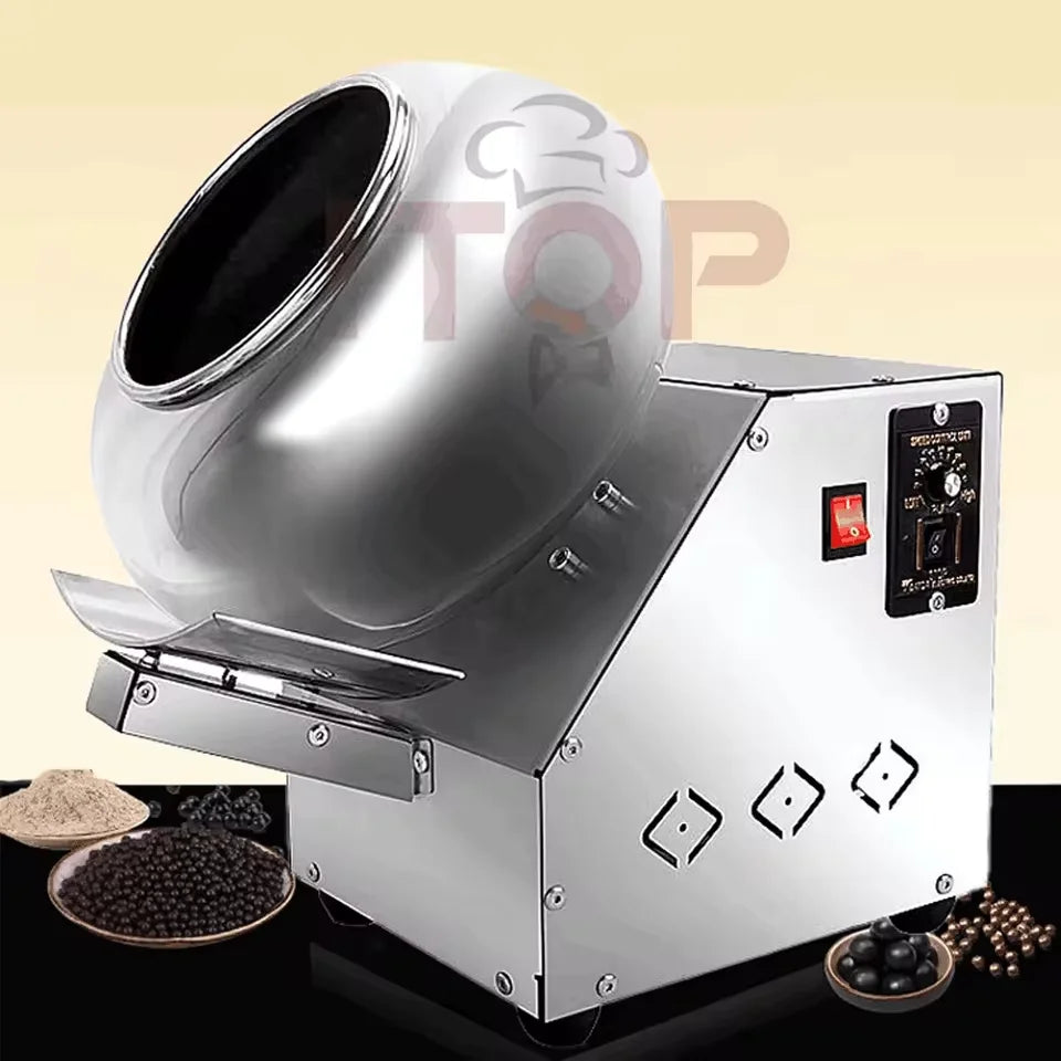 ITOP Chocolate Sugar Coasting Machine 30cm Roller Commercial Small Candy Coater Machine Chocolate Bean Coating Dragee Machine Hauptbild