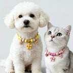 Adjustable Camphor Wood Pet Flea Tick Collar, Summer Dopamine Anti Mosquito Insect Repellent Necklace For Dogs Cats