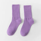 33 Farben Sommer Baumwolle Weiche Socken Fröhlich Bunte Damen Mid-Tube Strümpfe Modetrend Rot Grün Knöchelsocken Herbst Strumpfwaren