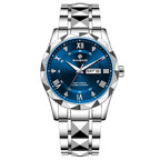 BANGWEI Elegante Luxus Quarz Damenuhr Mode Klassisch Einfach Edelstahluhren Automatisches Datum Wasserdicht Diamant Damen Armbanduhr