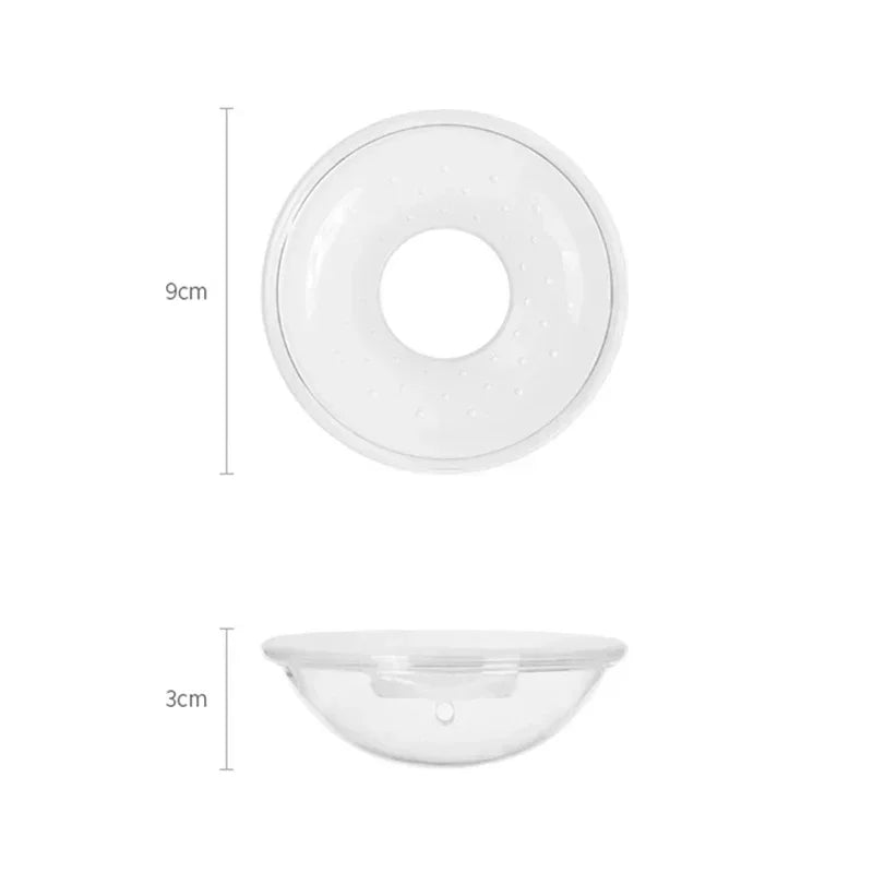 Silikon-Muttermilchsammler mit Skala tragbare auslaufsichere Stilleinlagen Brustwarzenschoner für Schwangerschaft und Stillzeit