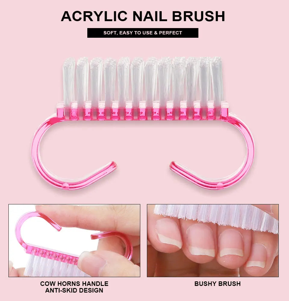 Nagelacrylpulver und Flüssigmonomer Nagelkunstdekoration für Maniküre-Set-Kit Kristall Nagelflitter 3D Nagelspitzen Schnitzwerkzeuge