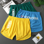 Fashion Locker Herrenunterwäsche 100% Baumwolle Weiche Mittelbund-Boxershorts Atmungsaktive Unterhosen Jungen Große Größen Boxershorts Schlafanzug