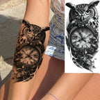 1 Blatt Kobra Schlange Drache Skorpion Temporäre Tattoos für Männer Frauen Wasserdicht Langlebig Löwe Tiger Wolf Fake Tattoo Aufkleber
