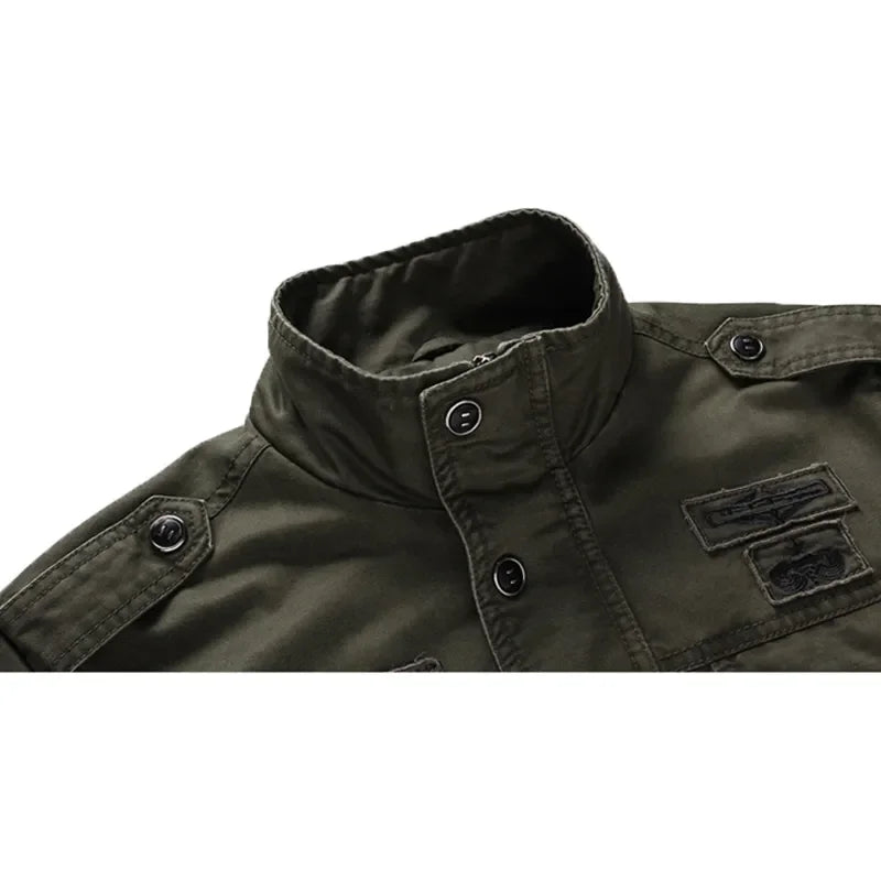 2024 neue Frühling Herbst Herren Bomberjacke Lässige Taktische Mäntel für Herren Baseball Schlanke Outdoor Windbreaker Werkzeugjacken