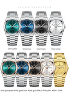 POEDAGAR Luxus Herrenuhren Wasserdicht Leuchtende Datumsanzeige Wochentag Herrenuhr Edelstahl Casual Mode Quarz Herren Armbanduhr Reloj