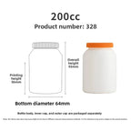 Neue HDPE 200ml 90 Kapseln DHA Vitamin Tabletten Hochseefischöl Kapseln Lebensmittelqualität Nahrungsergänzungsmittel Flasche