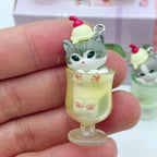 Auf Lager, neu: Mofusand Katze Pudding Kaltgetränk Anhänger Minifiguren Blind Box Anime Figuren Ornamente Puppen Geburtstags- und Weihnachtsgeschenke Spielzeug