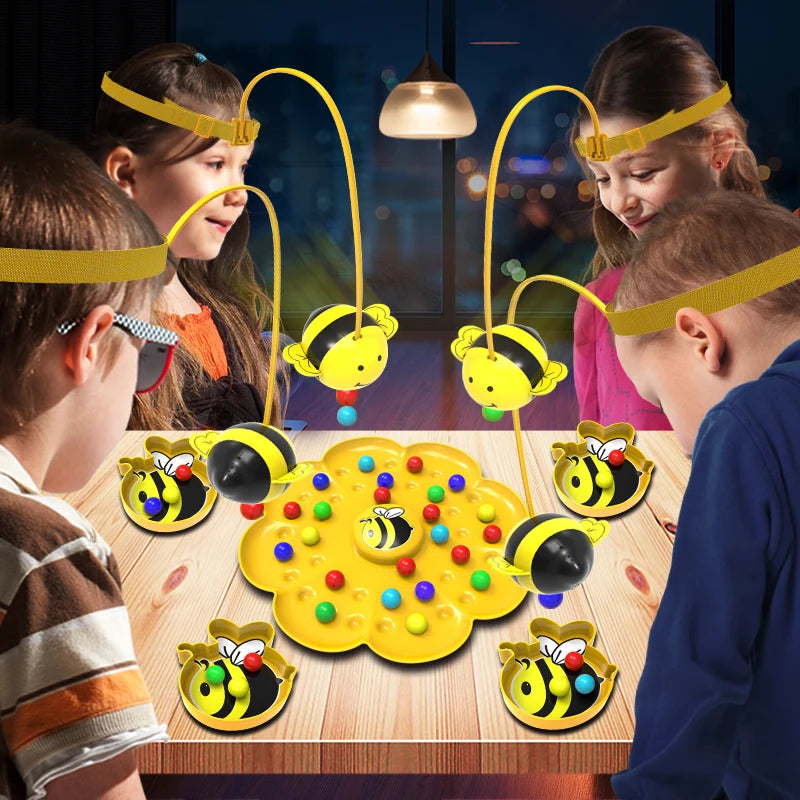Bumble Bee Magnetspiel Lustige Familienbrettspiele Montessori Sortierpuzzle Angelspiel Interaktive Spiele für Kinder und Erwachsene