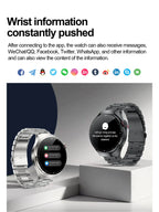 2025 Neue Smartwatch für die Krankenpflege: Blutsauerstoff, Blutfett, Harnsäure, EKG+PPG, Körpertemperatur, Bluetooth-Anruf, Gesundheits-Smartwatch