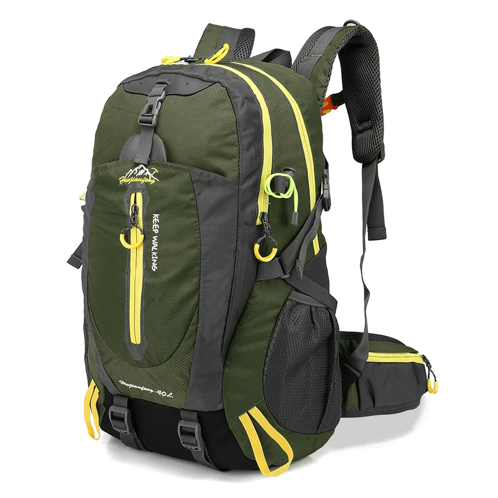 40L Wasserabweisender Reise-Rucksack Camping Wander Laptop Daypack Trekking Klettern Rucksäcke für Herren Damen Wanderausrüstung