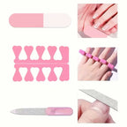 Komplettes Nagelset, Nagellampe + Poliermaschine + Pflegewerkzeuge für DIY exklusive romantische Nagelkunst zu Hause, Nagelset-Werkzeuge