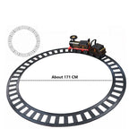 Kinder Zug Reitspielzeug Eisenbahn Klassisches Elektromodell Kann Einen Kleinen Zug Schienenwagen Transportieren Kinder Baby Lauflernwagen Spielzeug Jungen