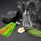 Spinner Bait 7g/9g/12g/14g/21g Angelköder Kit Set Pesca Chatter Weedless Metallblatt Gummifischkopf Haken Draht Spinnerbait