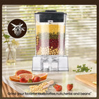 6000W Leistungsstarker Standmixer Mixer Entsafter Smoothie Maker Tischmixer 2.5L Behälter Küchenmaschine Mixer für Eis, Nüsse und Obst