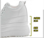 Fujin 13cm 2025 Echtes Leder Plateau Keilabsatz Flats Schuhe Chunky Sneaker Lässige Bequeme Hochwertige Herbst Spaziergangsschuhe