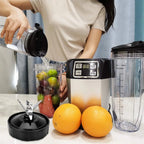 7 Fins Extraktor Klingen für Ninja Mixer Ersatzteile mit Unterlegscheibe Gummi Bürste für Nutri Ninja Auto IQ BL486 BL642 N102