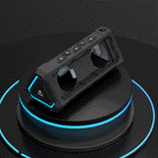 MLOVE P3 Outdoor-Bluetooth-Lautsprecher, 40W Ausgangsleistung Bluetooth 5.3 Lautsprecher, Stereo Sound IPX7 Wasserdicht, Micro SD-Karte, RGB-Licht