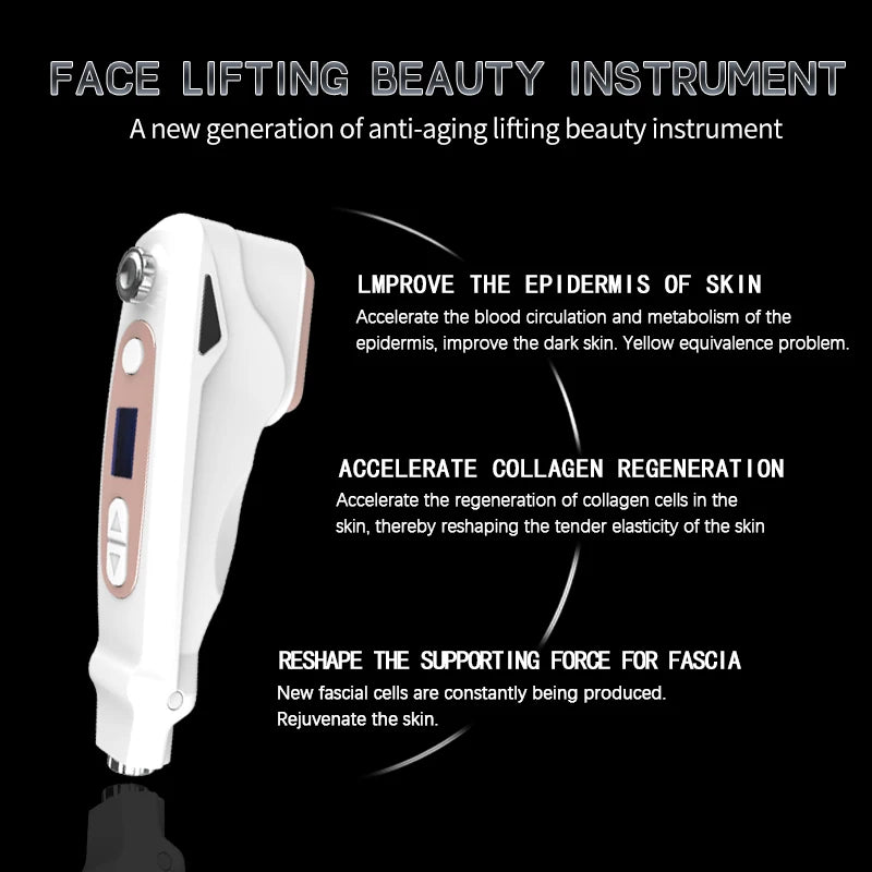 Professioneller Mini HIFU Gesichtsverjüngung Anti-Aging Falten Schönheitsgerät Ultraschall Hautpflege SPA Salon Heimgebrauch für Frauen