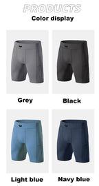 Kompressionsshorts Herren Schnell Trocknend Bodybuilding Tights Shorts Fitness Leggings Elastischer Bund Sportshorts Kurze Hose Gym Laufsport Herren