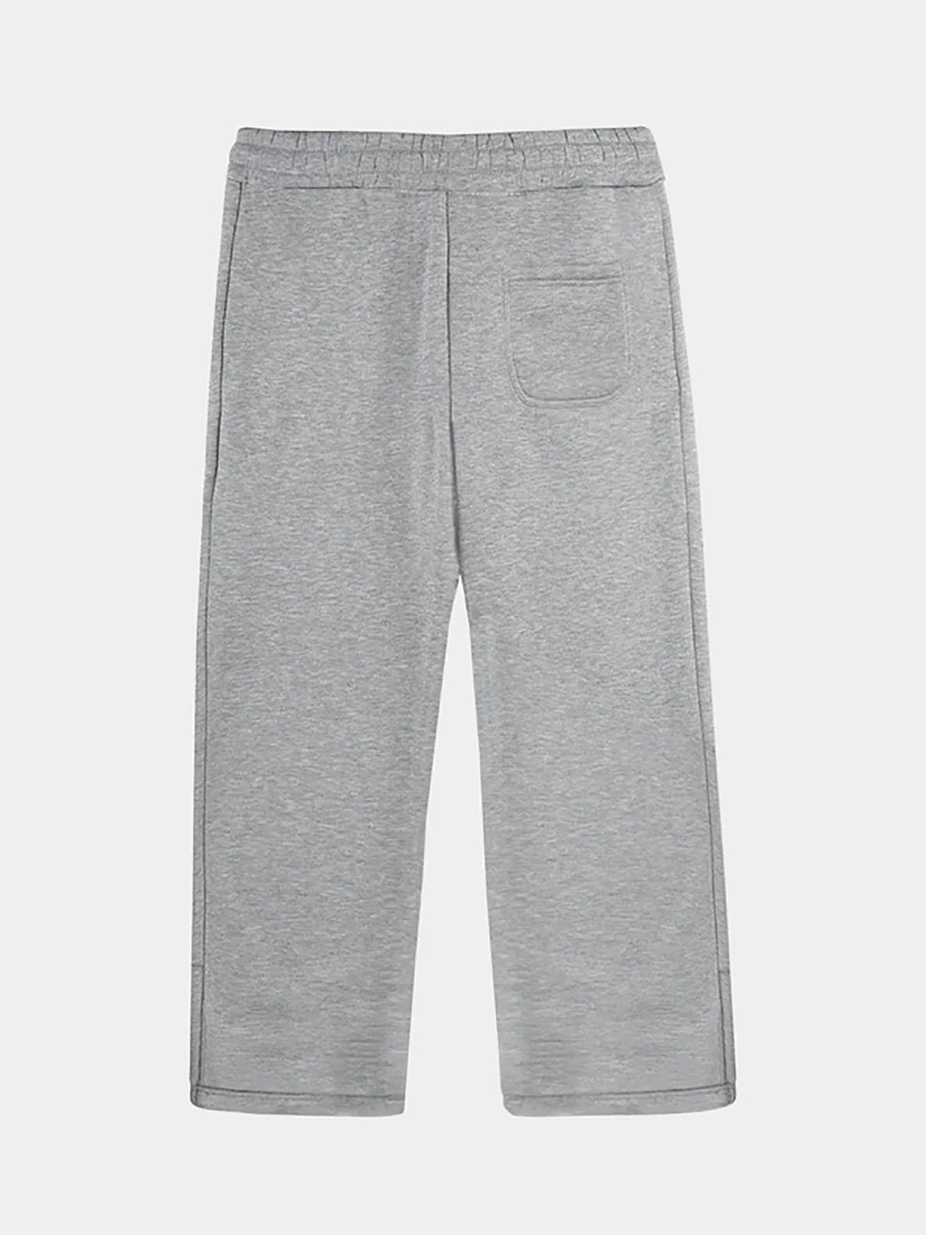 Neue Y2K Hosen Personalisierte Hosenbein Reißverschluss Stickerei Hip Hop Lässige Jogginghosen Herren Retro Straight Pants Trainingsanzug Streetwear
