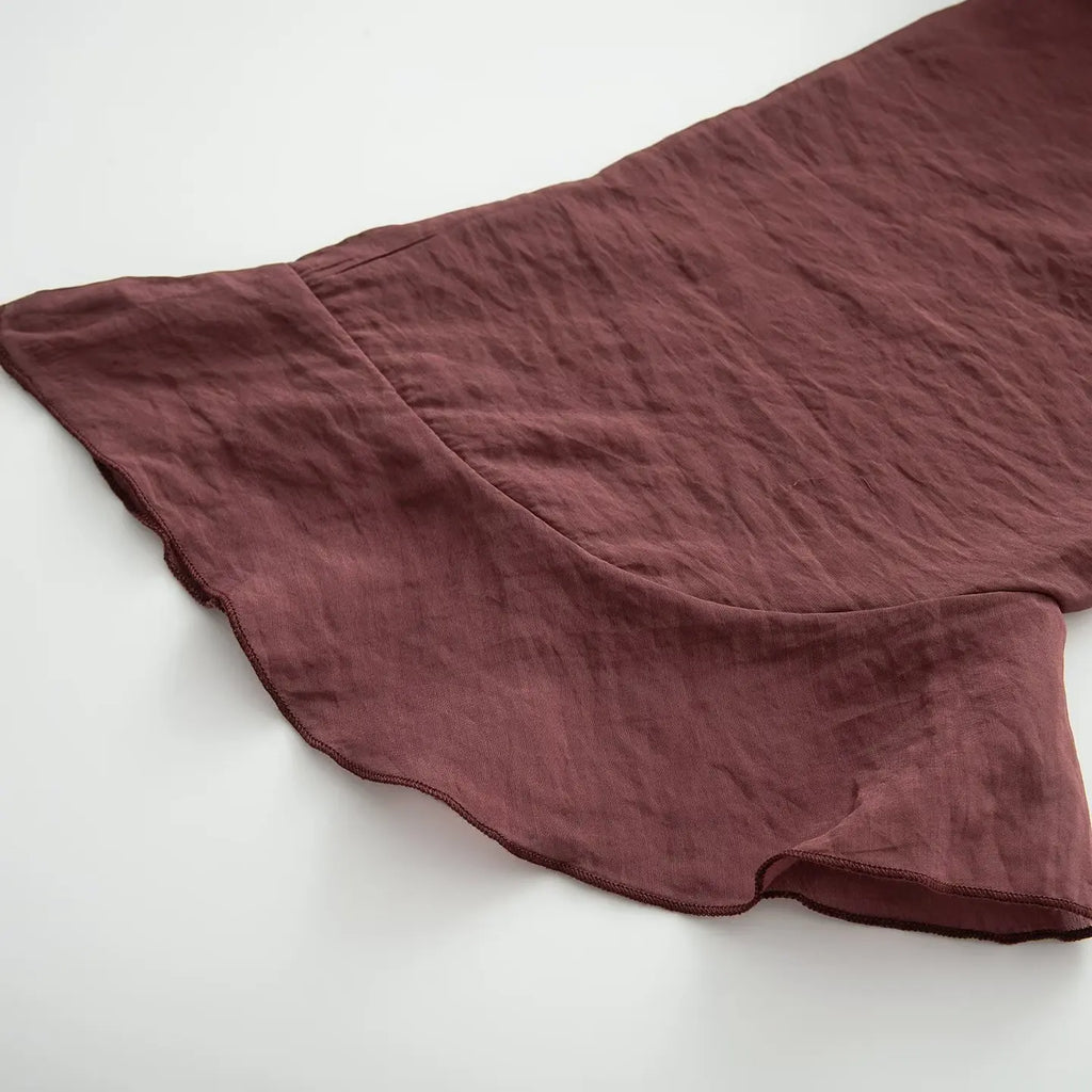 NLZGMSJ Schleifendekoration Locker Langärmlige Blusen für Damen Neue Mode Rüschenkante Hemden und Blusen Damen Top