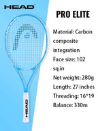 HEAD Carbon Composite Integration Tennisschläger für Anfänger Damen Herren Studenten Einzel-Trainingsschläger