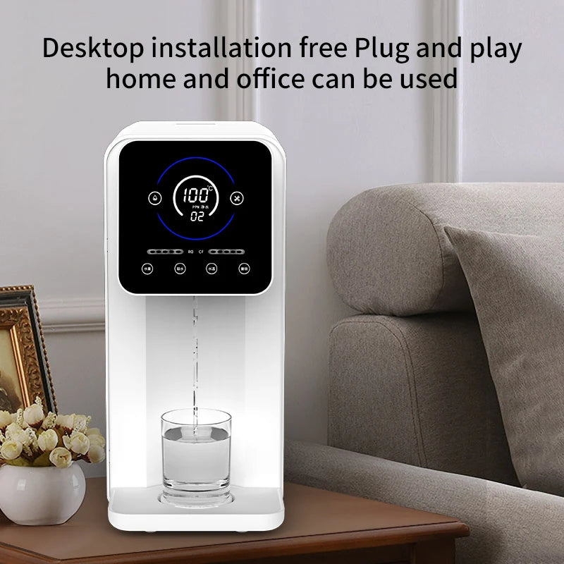 Desktop RO Wasserstoffreiches Wasserfiltersystem Haushalt Instant Heißwasserfilter Direkttrinkwasserbrunnen Kommerziell