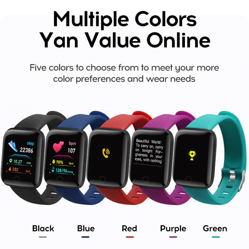 Multifunktionale Smartwatch für Damen und Herren, Bluetooth-verbunden, Telefon, Musik-Player, Fitness-Sportarmband, Schlafmonitor D13 Smartwatch