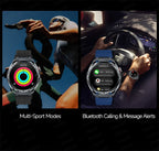 EKG High-End Gesundheits-Smartwatch Herren Blutdruck Lipide Blutsauerstoff Körperanalyse Harnsäure Gesundheitstracker Smartwatch Herren Damen