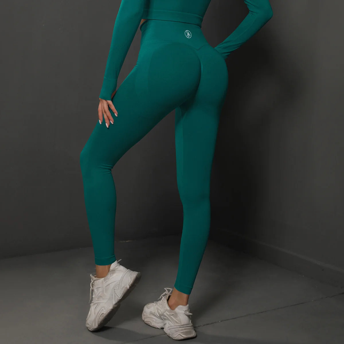 Allure The Brand Damen Scrunch Nahtlose Leggings Nahtlose Pfirsich-Hüft-Trainings-Yogahosen Damen-Sport-Laufhosen Gesäß Körperbetont
