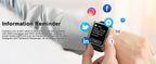 Smartwatch (Anrufe annehmen/tätigen), 1,96" Smartwatch, Fitness-Tracker, Schlafmonitor, Schrittzähler, über 100 Sportmodi, IP68 wasserdicht