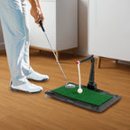 Golfschwungtrainer - Golftrainingsgerät mit verstellbarer Höhe - Golfschwung-Übungsmatte Trainingshilfe für drinnen und draußen
