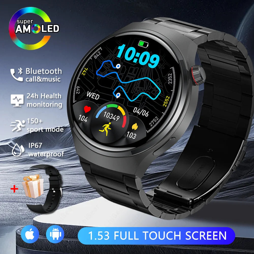 2026 Neue Watch 5 Pro Upgrade GPS NFC Herren Smartwatch 360*360 AMOLED HD Bluetooth Anruf Wasserdichte Smart Watch für Android iOS