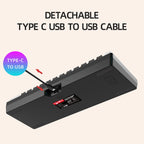 Neues kabelgebundenes 61-Tasten-Tastatur-Set in Weiß-Schwarz, RGB-Gaming-Maus, Büropaket, Tastatur-Maus-Kombinationen mit Hintergrundbeleuchtung für PUBG-Gamer
