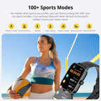 COLMI P81 Smartwatch mit Anruffunktion, Ultra 1,9 Zoll Bildschirm, 24 Std. Gesundheitsüberwachung, über 100 Sportmodi, Bluetooth Smartwatch für Herren und Damen