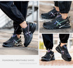 Herren-Sicherheitsschuhe, durchtrittsichere Arbeits-Sneaker, leichte Arbeitsschuhe, Herren-Stahlkappenschuhe, Sicherheitsstiefel, unverwüstliche Schuhe