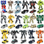Kinder Spielzeug Mini Verwandlungs-Roboter-Kit Spielzeugmodelle 2-in-1 verformtes Auto Spielzeug Roboter Spielzeug für Kinder Geschenk Actionfigur