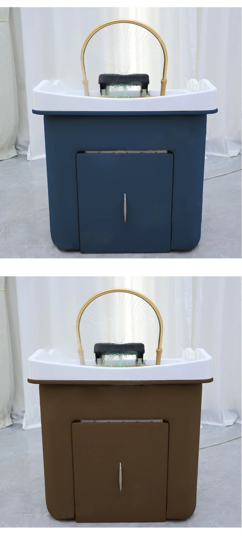 Haarwaschbecken Wassertank Tragbares Shampoofach Acrylbeckenschüssel Haarpflege- und Stylinggeräte für Schönheitssalon