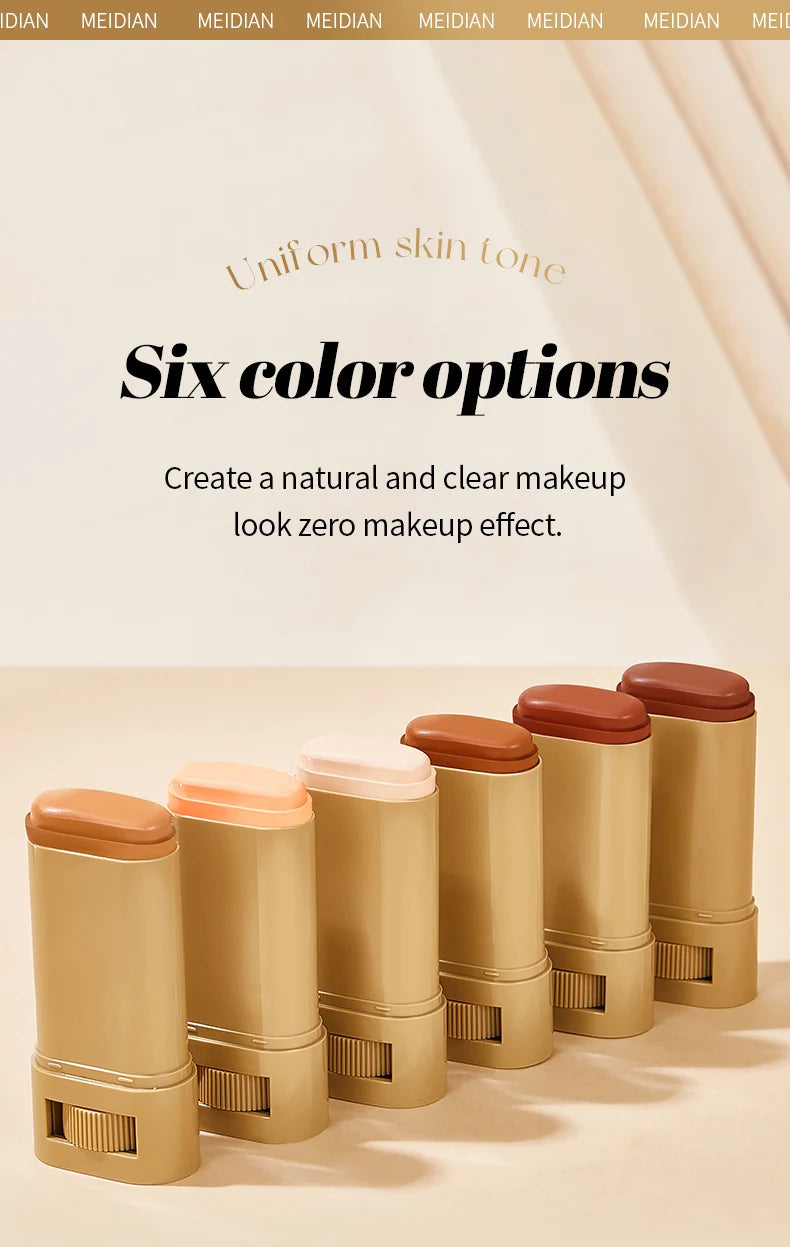 Bronze Foundation Stick Serum-verstärkte Hauttönung Seidige Textur Feuchtigkeitsspendende Deckkraft Concealer Base Ebenmäßiger Hautton Make-up